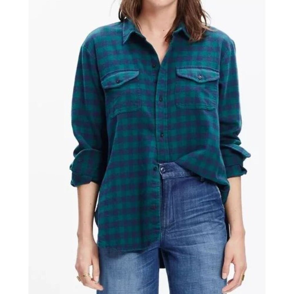 Madewell Buffalo Plaid Flannel Shirt –  Size XS